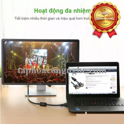 Ugreen 11615 3M màu Đen Cáp tín hiệu nối dài VGA đầu mạ vàng VG103 30011615